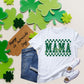 Cute St. Patrick's Day Mama Checkered Inspired 🍀